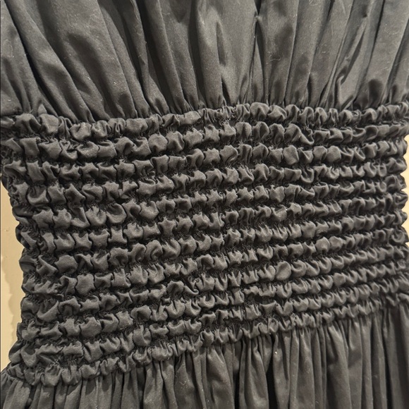 Staud Jackson Fit & Flare Dress black size medium quiet luxury - Picture 5 of 8